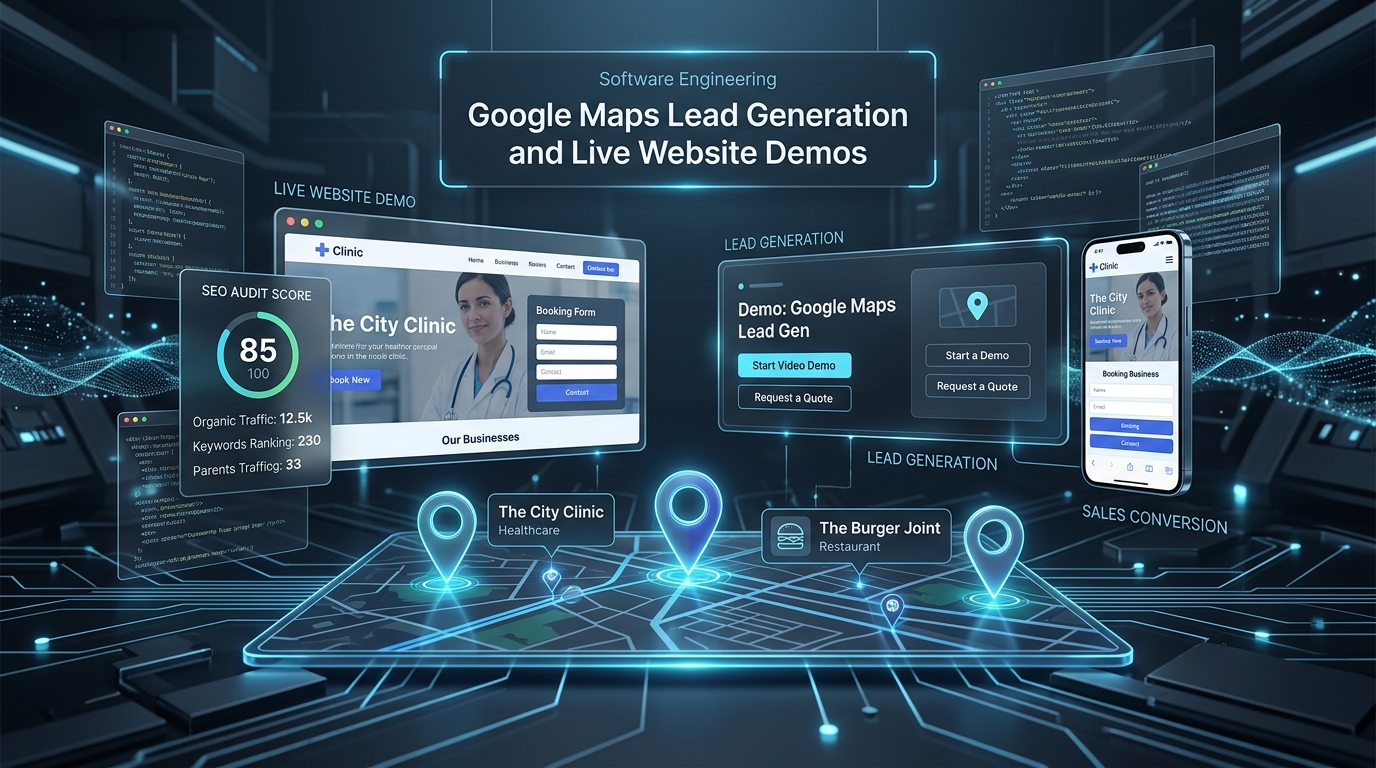 How Agencies Turn Google Maps Leads Into Live Website Demos — TechnoFreaks Guide
